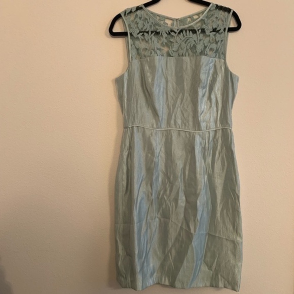 Adrianna Papell seafoam green special occasion